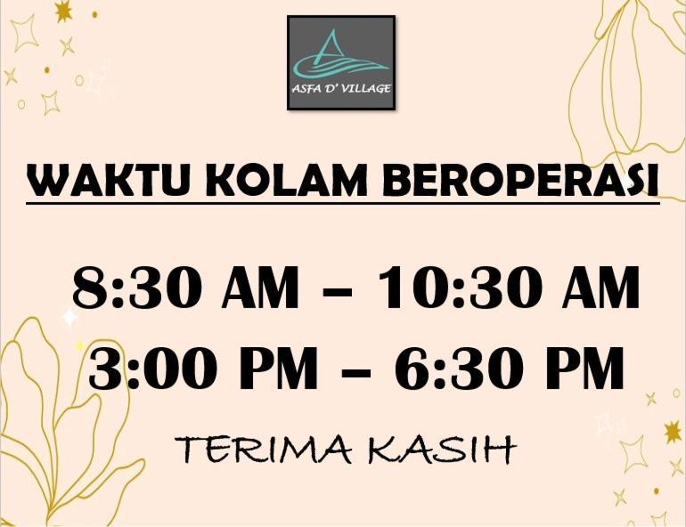 Asfa D Village - Resort - Homestay - Family Room Kemasik Eksteriør bilde